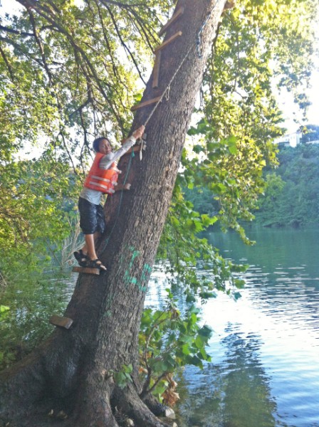 red bud island austin swim rope swing red bud island austin swim rope swing