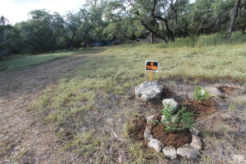 no trespassing landscaping wimberley