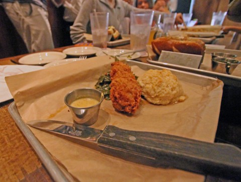 fried chicken sausage banger's fried chicken sausage banger's