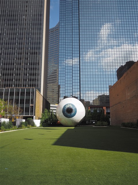 dallas big eye sculpture nasher