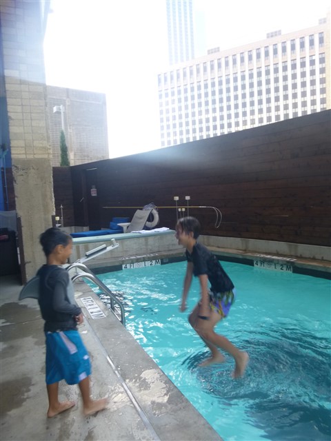 aloft dallas water walker pool