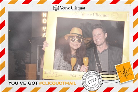 veuve clicquot mail truck austin
