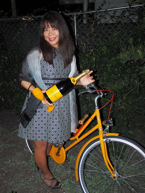 veuve clicquot mail truck austin 
