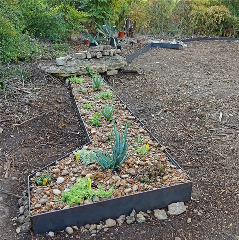 custom steel garden box Austin