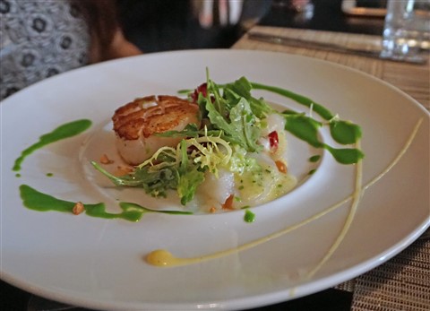 perlog's seared scallop austin 