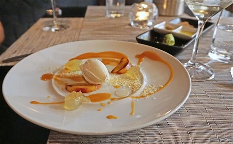 mezcal jelly with white chocolate mousse 