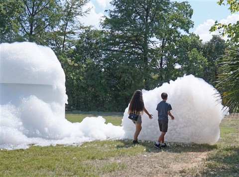 strange pilgrims laguna gloria austin bubble machine