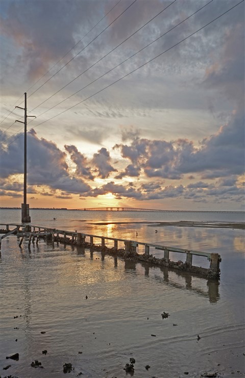 south padre island koa bay sunset